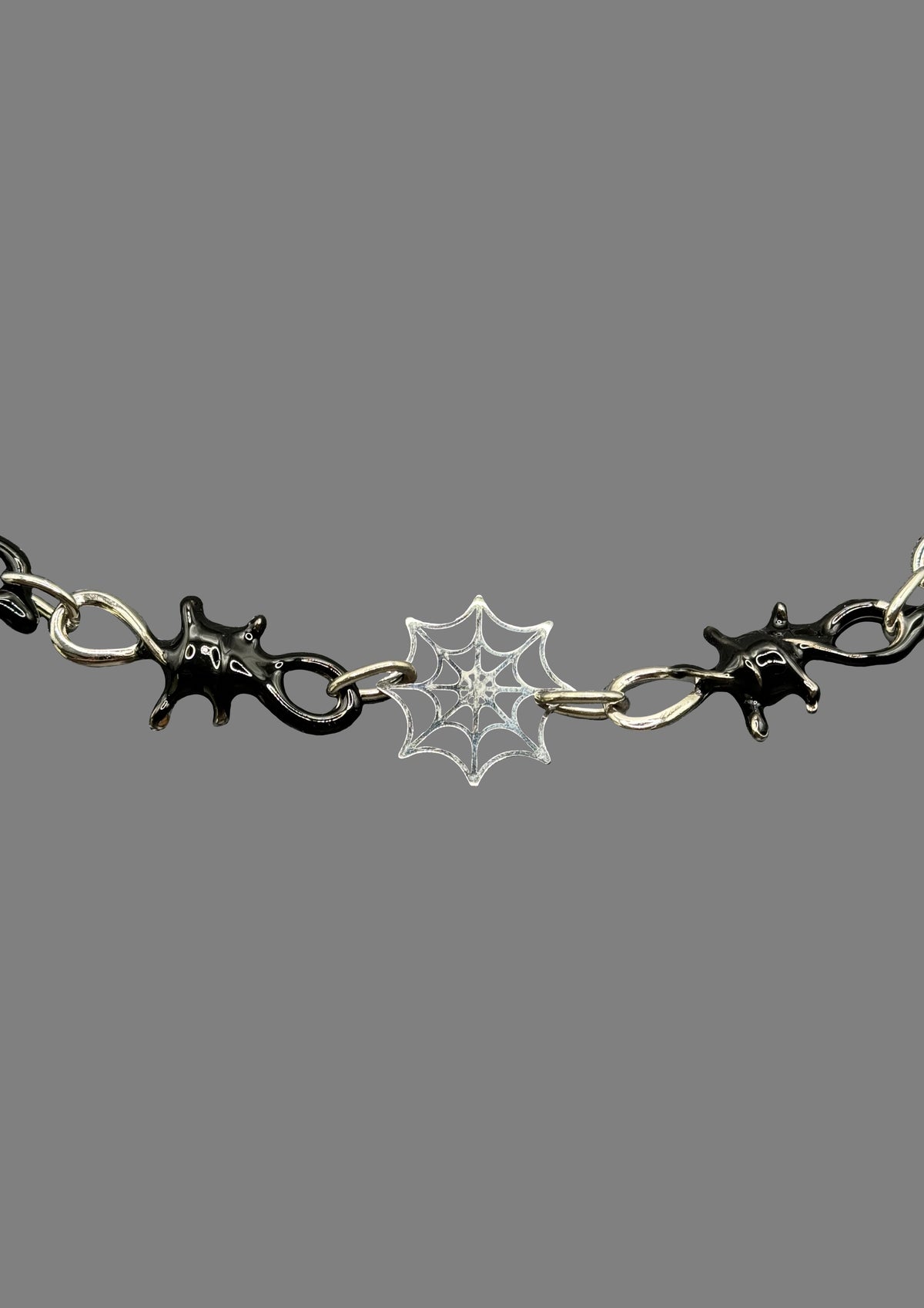 Black Halloween Pants Chain