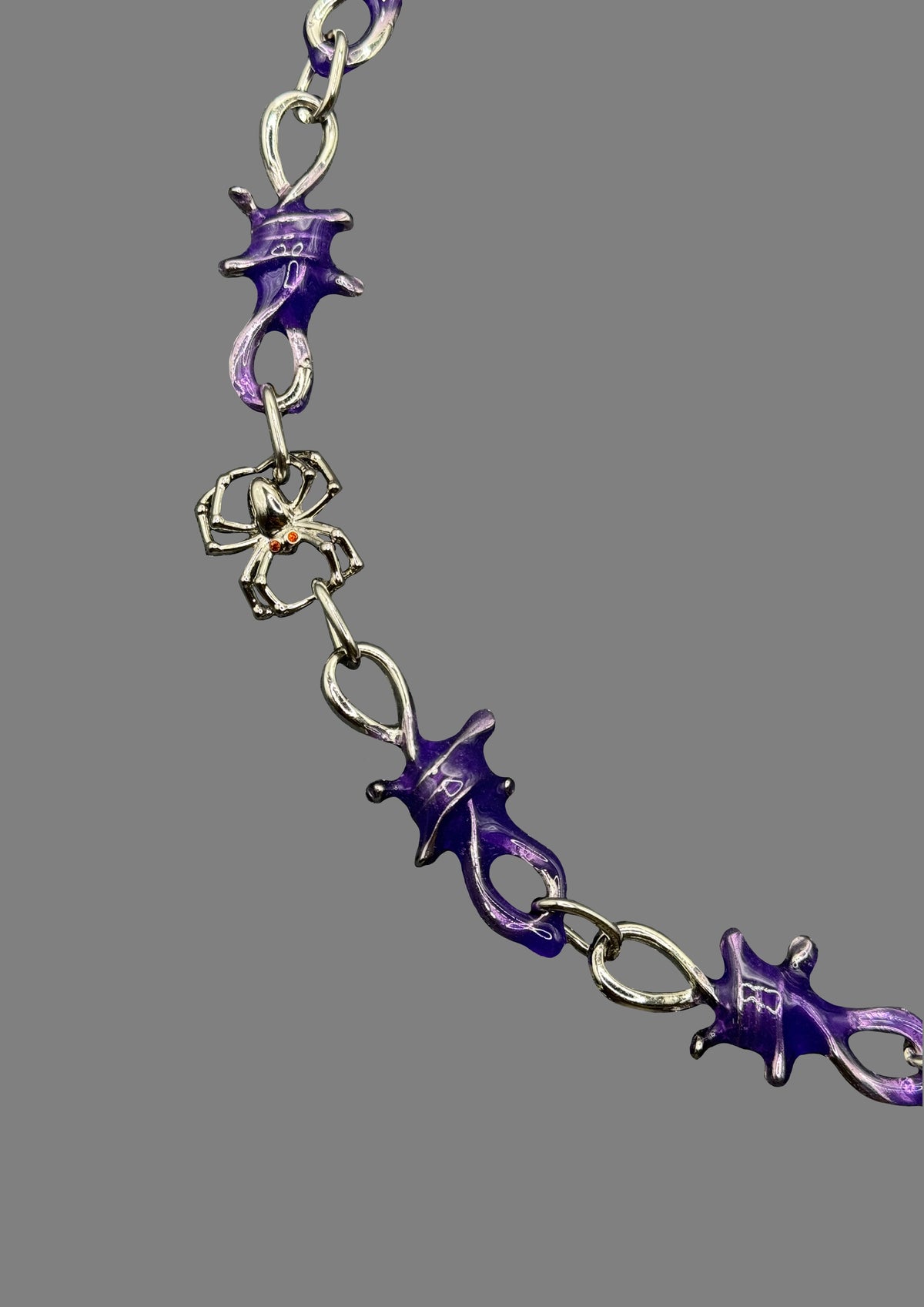 Purple Halloween Pants Chain