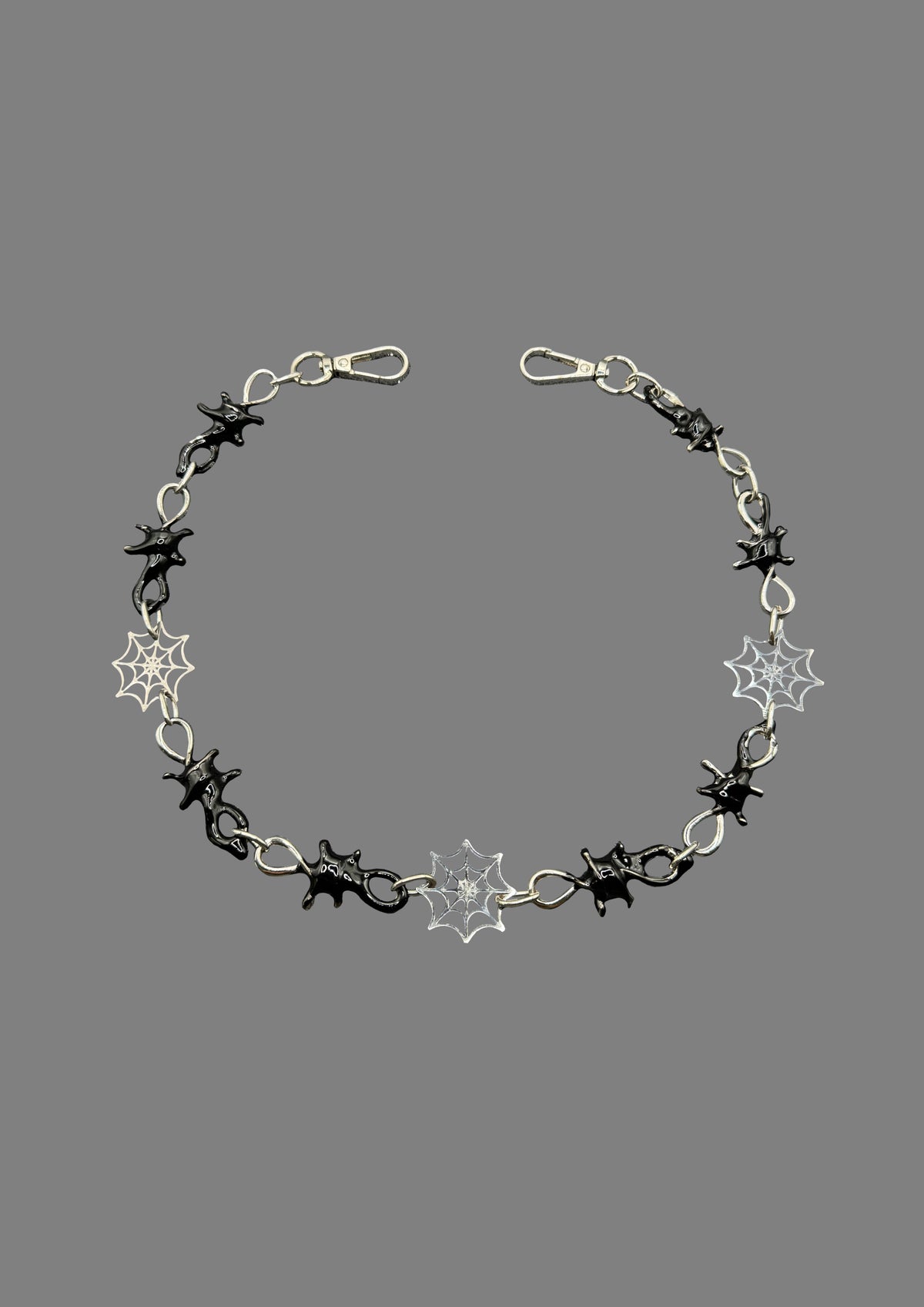 Black Halloween Pants Chain