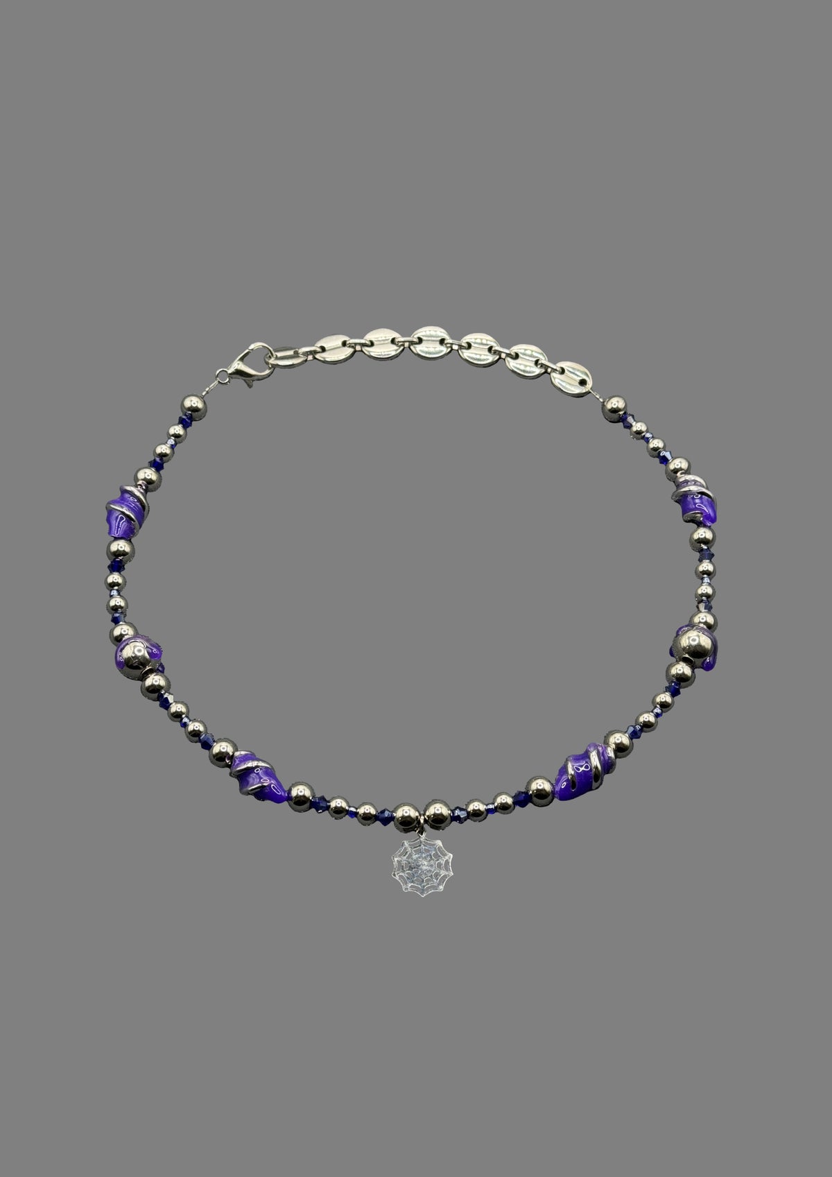 Purple Halloween Necklace